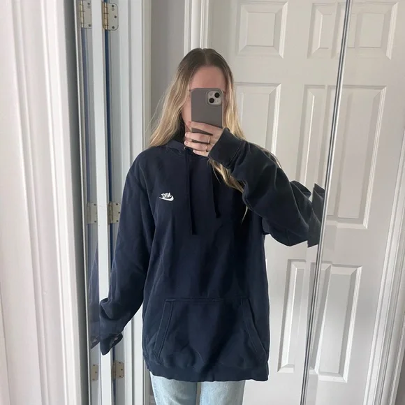 Nike Men's navey Hoodie XL - Picture 5 of 5